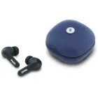 Headphones Bluetooth TWS BMW Leather      Metal Logo ENC blue Foto 1