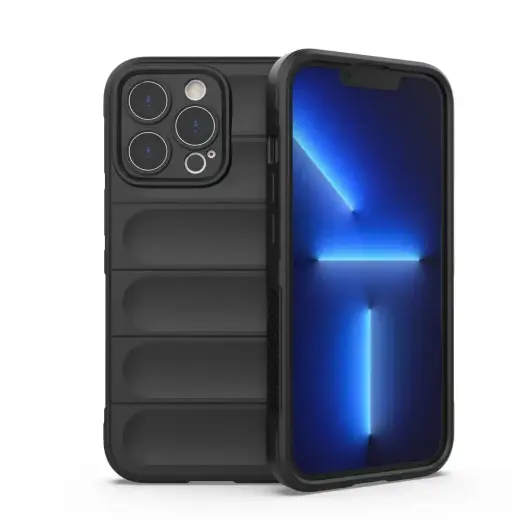 Magic Shield maciņš telefonam iPhone 13 Pro melns