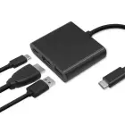 Qoltec Hub Adapter USB-C 3.1 3in1 | USB 3.0 | HDMI 4K | USB-C 3.1 PD 100W Фото num