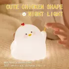 Table lamp bedside Chicken Art Deco touch style — Foto 8