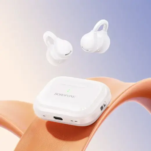 Borofone TWS Bluetooth Earphones BW95 Cancion white Foto 8