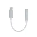 Setty adapter USB-C - audio jack 3,5mm white Foto 2