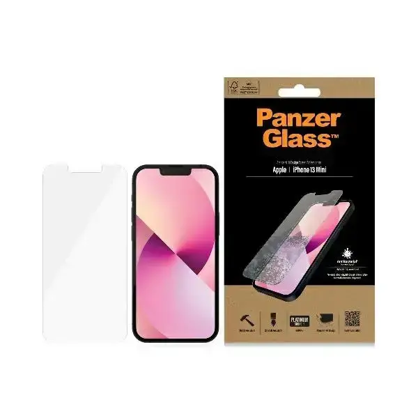 PanzerGlass Standard Super+ защитное стекло для телефона iPhone 13 Mini 5,4 Антибактериальное 2741