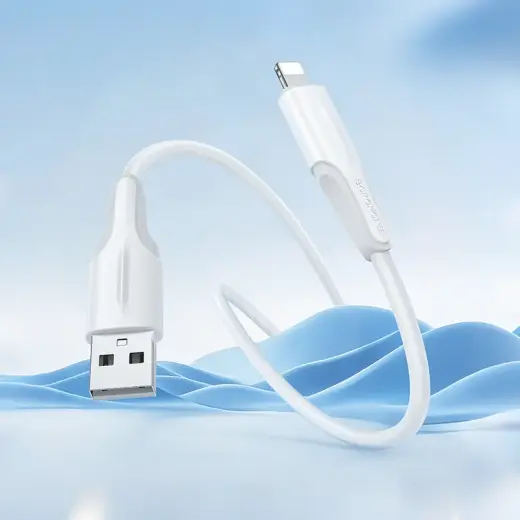 Borofone Cable BX119 New - USB to Lightning - 2,4A 1 metre white Фото num