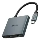 TP-Link UH3020C interface hub USB Type-C 5000 Mbit/s Grey — Photo 1