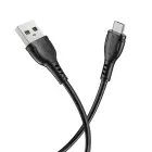 Borofone Cable BX51 Triumph - USB to Micro USB - 2,4A 1 metre black Foto 3