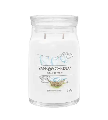 Yankee Candle Clean Cotton signature candle 567 g Фото num