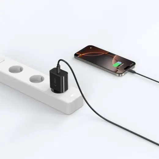 Tech-Protect NC20W USB-C 1-Port PD20W Wall Charger - Black Foto 6