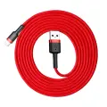Baseus CALKLF-B09 datu pārraides un uzlādes vads | USB-A uz Lightning | 12W | 1m | sarkans Foto 5