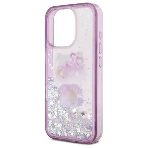 Hello Kitty HKHCP16XL50PPU iPhone 16 Pro  Max 6.9" fioletowy|purple hardcase Liquid Glitter 50TH Anniversary Party Фото num