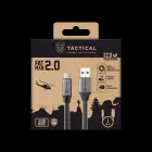 Tactical Fat Man 2.0 Cable USB-A|USB-C 1m Grey Foto 1