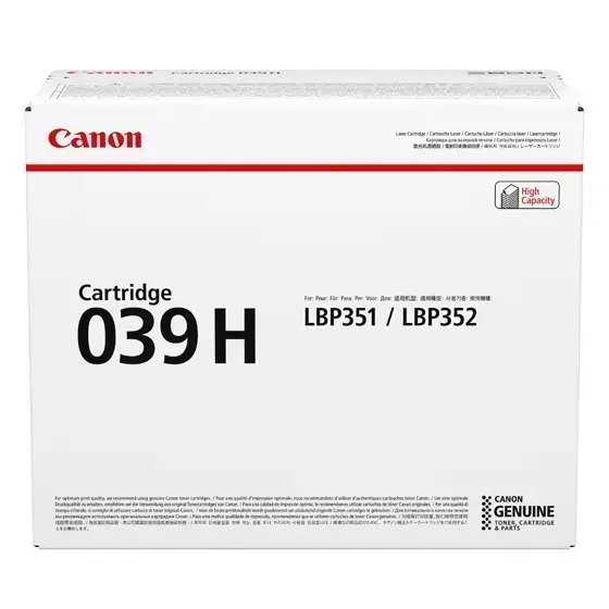 Canon 039H toner cartridge 1 pc(s) Original Black
