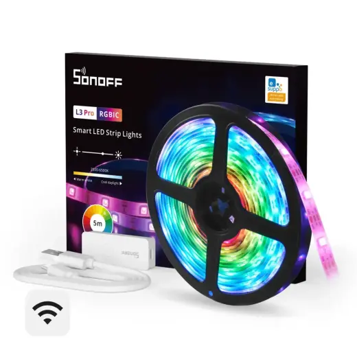 Smart LED RGBIC LED strip Sonoff L3-5M-P