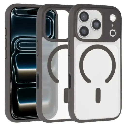 Liavec Soft phone case for iPhone 17 Pro gray