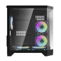 Darflash FT350 computer case + 5 aRGB fans (black) — Foto 2