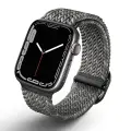 UNIQ pasek Aspen Apple Watch 44|42|45|49 mm Series 4|5|6|7|8|SE|SE2|Ultra Braided DE szary|pebble grey Фото num