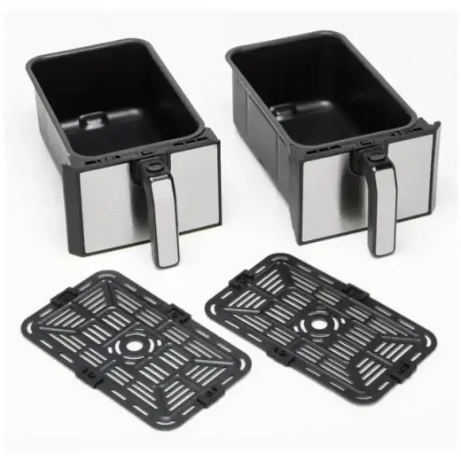 Kenwood Airfryer HFM20 000MB Kenwood000MB Kenwood 000MB kHealthy Twin 2x4L black silver (HFM20.000MB) Foto 3