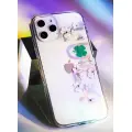 Kingxbar Lucky Series case decorated with original Swarovski crystals iPhone 12 mini transparent (Luck) Photo