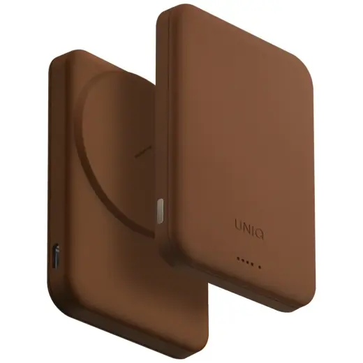 Powerbank UNIQ Lyden Lexa Magnetic       5000mAh PD USB-C MagSafe caramel Foto 2