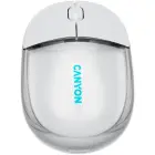 CANYON mouse OnClick 24 BT/ Wireless Transparent/White — Foto 2