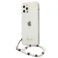 Guess GUHCP12LKPSWH iPhone 12 Pro Max 6.7" Transparent Hardcase White Pearl — Фото 2