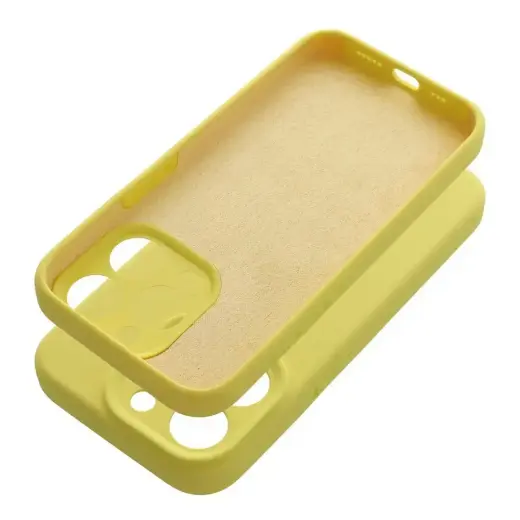 Case SILICONE 2mm for IPHONE 15 Pro lemon