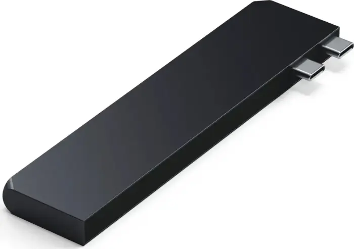 Adapter HUB 7in1 2 x USB C Satechi Pro HUB Slim ST-HUCPHSD for MacBook midnight Фото num