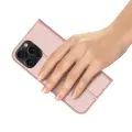 Dux Ducis Skin Pro iPhone 16 Pro Max Case with Flip and Card Slot - Pink Foto 8