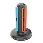 iPega SW2052 Charger Dock with RGB for JoyCon Controllers Nintendo Switch 2 Black (Damaged Package) Foto 4