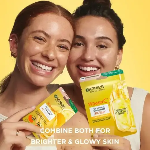 Garnier Skin Naturals Vitamin C Hydrating and Illuminating Mask for the Eye Area with Vitamin C 5 G Foto 7