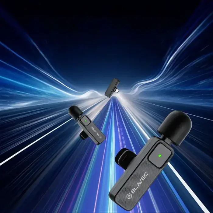 Blavec Lavalier Microphones x 2 MK-01 ClipGo Type C (LMMK01-B) black Foto 5