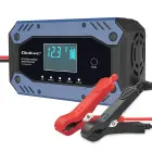 Qoltec Intelligent charger for STD AGM GEL LiFePO4 | Battery charger with repair function |12-24V |10A | LCD | 9 - stage charging Photo