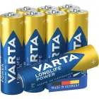 VARTA alkaline battery R6 (AA) Longlife Power 8 pcs Photo