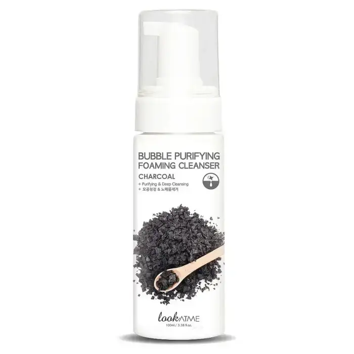 Look At Me, Bubble Purifying, Charcoal, Deep Cleansing, Cleansing Foam, 150 ml