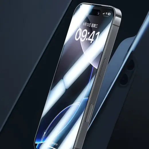 Benks Tempered glass Joy Touch Matte Glass (M070) for Iphone 17 Pro Max black Foto 9