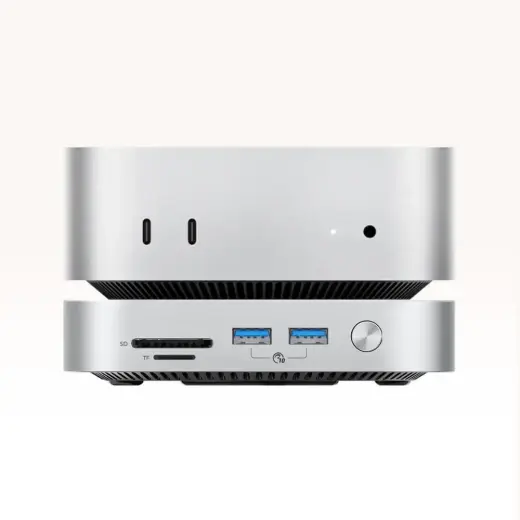 Orico MiniLink 9-in-1 Docking Station with M.2 SSD Hard Drive Bay - Silver Photo