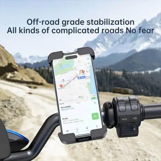 Blavec Uchwyt Rowerowy BV-02 Velo to handlebar (BV02-HSB) silver-black Photo