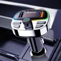 Dudao R2PRO+ Transmitter with PD25W Bluetooth 5.3 RGB Charging Ports - Black and Silver Фото num