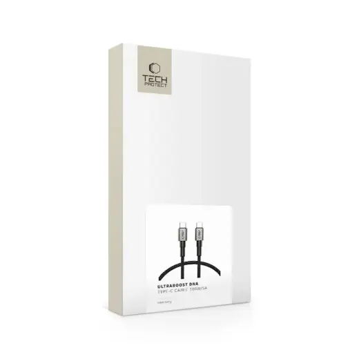 Tech-Protect Ultraboost DNA провод для передачи данных и зарядки | USB-C | 100W | 0.5m | серый Фото num