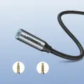Ugreen 3,5 mm mini jack uz USB Type C austiņu adapteris 10cm pelēks (30632) Foto 5