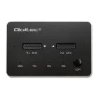 Qoltec Drive docking station 2x SSD M.2 SATA | NGFF | USB Type C — Фото 8