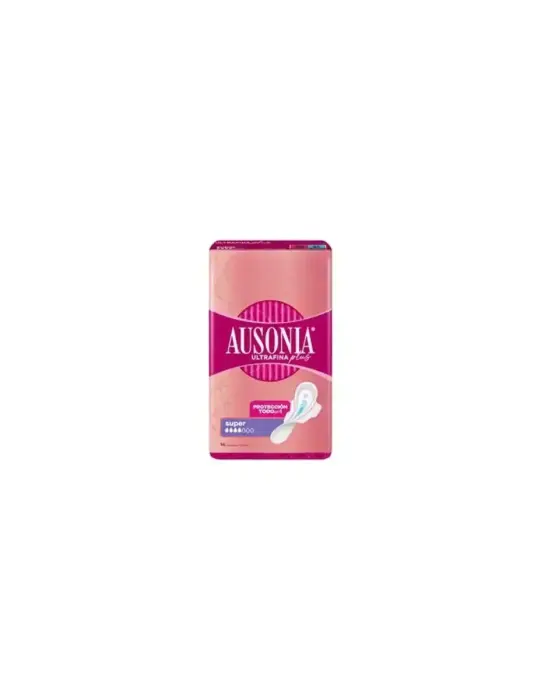Ausonia Ultrafina Plus Compresas Super Alas 14 U