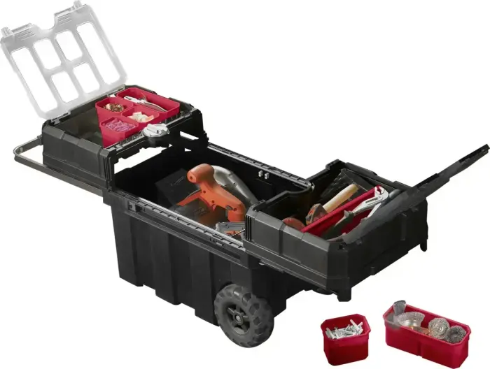Instrumentu kaste uz riteņiem Masterloader Sliding Tool Chest 61,6x37,8x41,5cm Foto 2