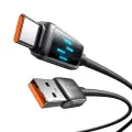 Mcdodo CA-2350 провод для передачи данных и зарядки | USB-A на USB-C | 100W | с LCD дисплеем | 1.2m | черный Фото num