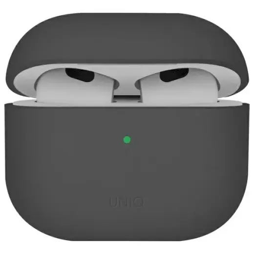 UNIQ case Lino AirPods 4 Silicone ash grey
