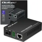 Qoltec Bidirectional Ethernet SWITCH Media Converter 1x RJ45 1x SFP| 1000Mbps | 5V Foto 14