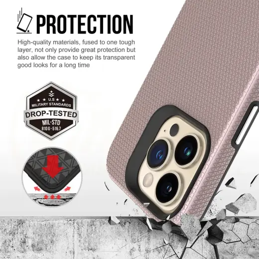 Vmax Triangle case for Samsung Galaxy A05S 4G rose gold Photo