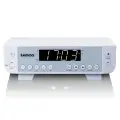 Lenco radio ar LED apgaismojumu un taimeri, balts Foto 1