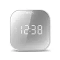 PHILIPS radio pulkstenis, balts Photo