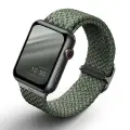 Uniq Aspen Braided strap for Apple Watch 1|2|3|4|5|6|7|8|SE|SE2 44|42|45 mm - green Foto 1